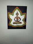 Dot mandala Buddha