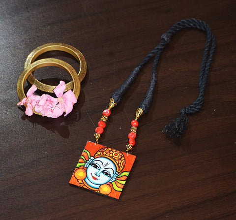 Kerala Mural Apsara Neckpiece 19
