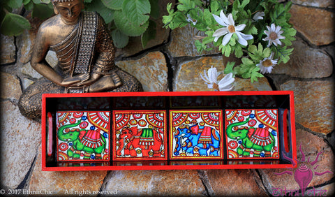 Narrow Tray- Tholu Elephant