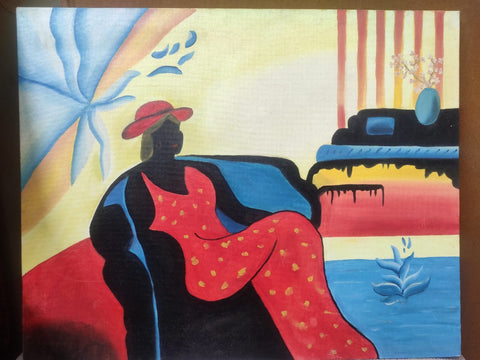 Modern art oil painting