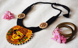 Kerala Mural Apsara Neckpiece 18