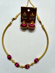 Women Silk Threaded Jewellery Set