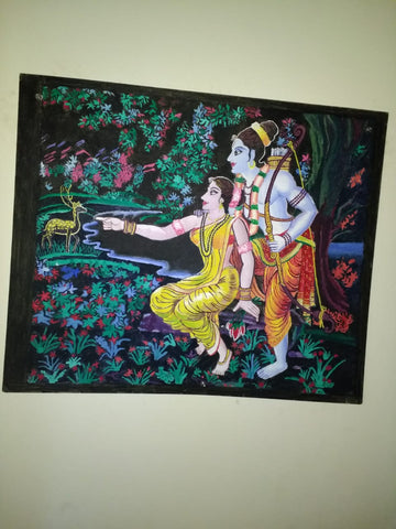 Acrylic painting