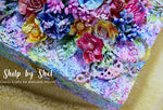 Floral mix media box