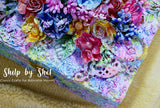 Floral mix media box