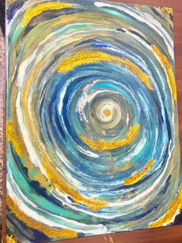Acrylic and Resin pour frame