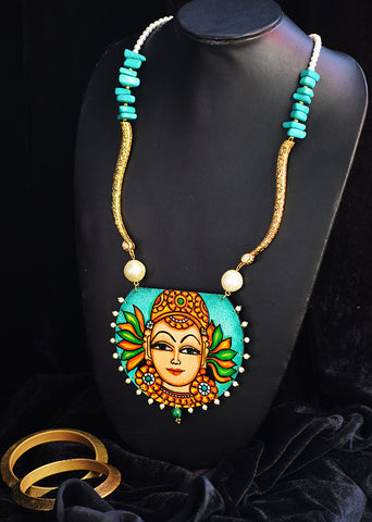 Kerala Mural Apsara Neckpiece 13