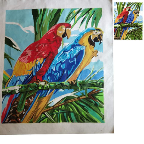 Two love birds for bedroom Vastu on Canvas
