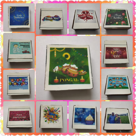 Edible homemade chocolates