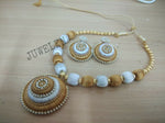 Silk threaded jewellery set