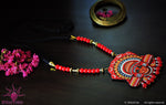 Handpainted Thaiyyam Neckpiece