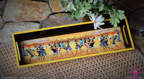 Narrow Tray- African Dance