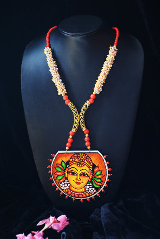 Kerala Mural Apsara Neckpiece 12
