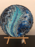 Round wooden decor