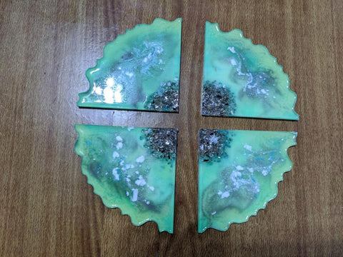 Resin coasters
