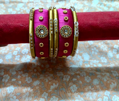 Silk Threaded Bangles