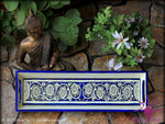 Narrow Tray- Tholu Blue Flower