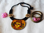 Kerala Mural Apsara Neckpiece 18