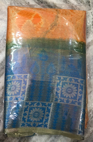 Organza Fancy Saree with Jacquard Blouse