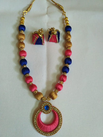 Silk Threaded Jewellery Set