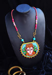 Kerala Mural Apsara Neckpiece 33