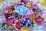 Floral mix media box