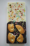 Sweet, salt & spicy chocolate bar