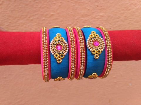 Silk Threaded Bangles
