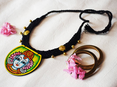 Kerala Mural Apsara Neckpiece 21