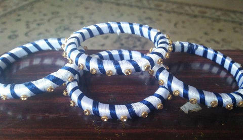 Silk threaded bangles