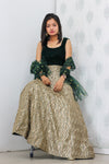 Green lehenga