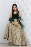 Green lehenga