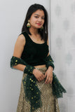 Green lehenga