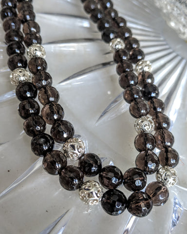 Smokey Topaz Double String