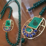 Green Jewellery with Pendant