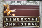 Christmas Two line chocolate