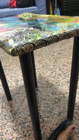 Hand made customized table