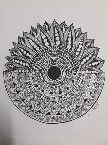 Bouquet Mandala by Lipika Savalkar