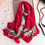 004-MS- women scarf summer silk scarves