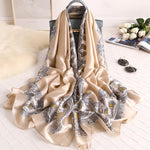 004-MS- women scarf summer silk scarves