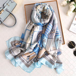 004-MS- women scarf summer silk scarves