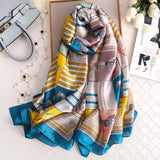 004-MS- women scarf summer silk scarves