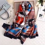004-MS- women scarf summer silk scarves