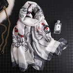 004-MS- women scarf summer silk scarves