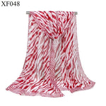 015-MS-Zebra Print Chiffon Scarf