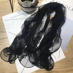 002-MS-Spring new lace embroidered long women's fashion scarve