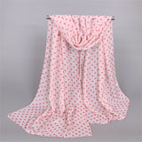 016-MS-Women Chiffon  Scarves